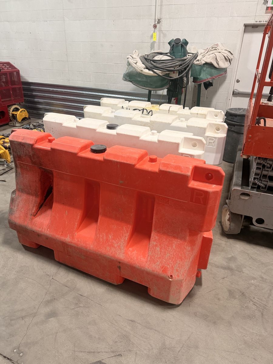 Plastic Water Barricades