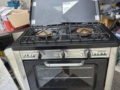 Camp Chef Outdoor Camp Oven & Two-Burner Propane Stove - Portable Camping Cooker
