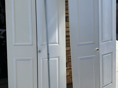 71" Bifold Closet Doors (1 Set)