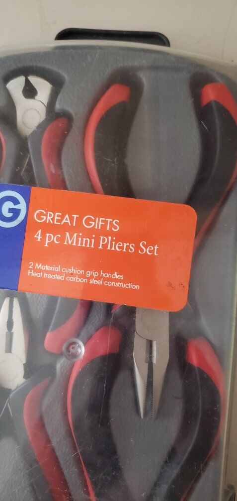 4 pc Mini Pliers