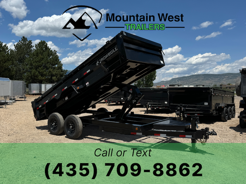 2026 Iron Bull 7X16-14.9K Dump Trailer w/ 24in Sides