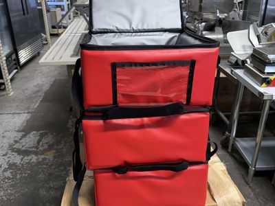 New Sterno,s Delivery Leak Proof Insulated Food bag 15''X15''x7''D