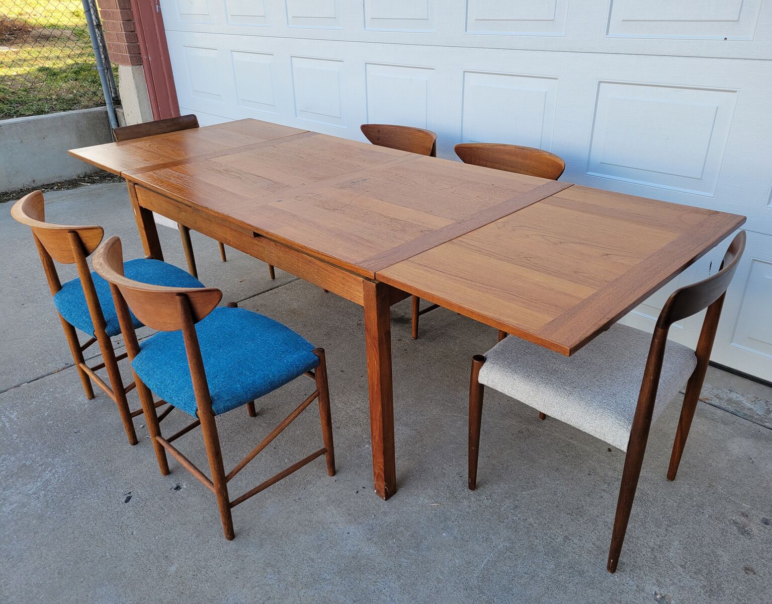 Vintage Mid Century Danish Teak Dining Set