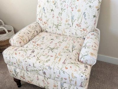 Floral Accent Chair