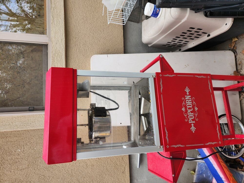 Popcorn Machine. Rent to own. $100 and its yours.