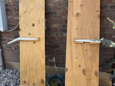 Two Storage Shelves 6' X 1.5'