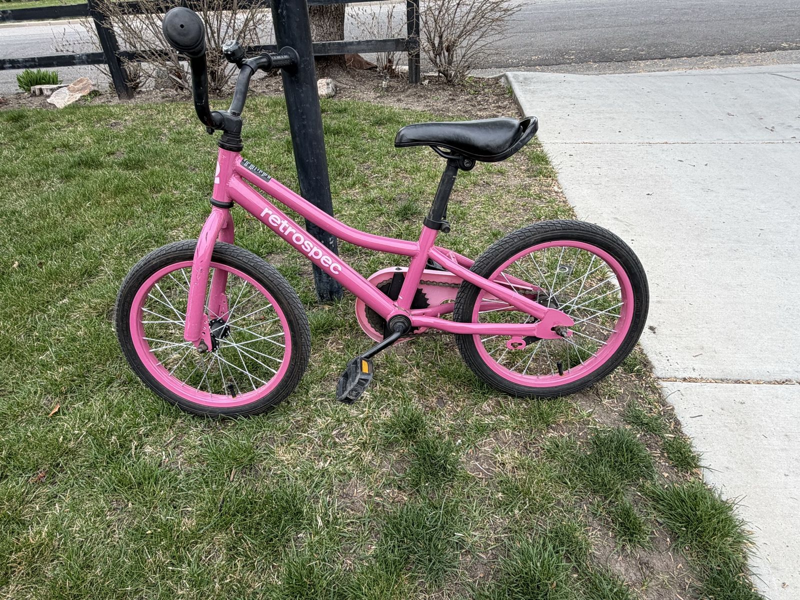 Kids Bike, Pink, Ages 4-6