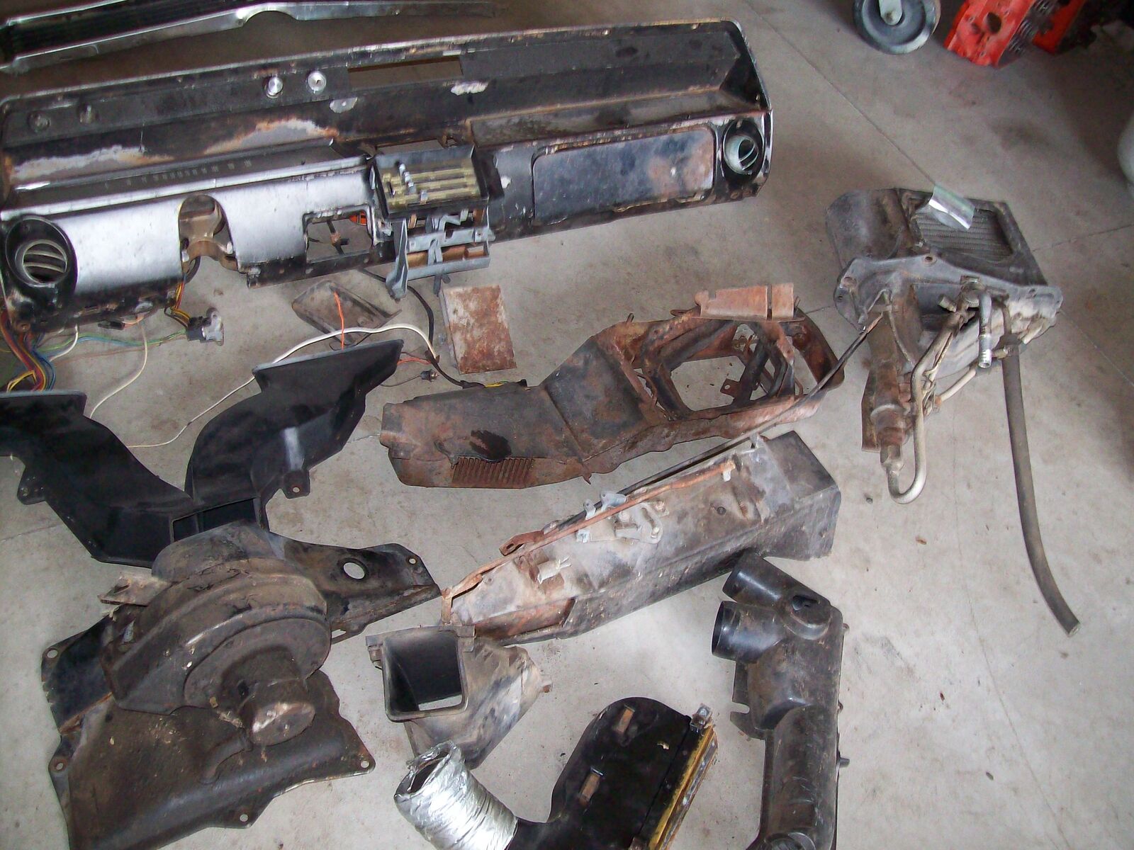 1966 chevelle AC dash