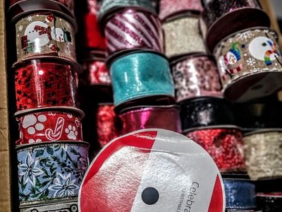 Wreath Maker's Dream! 85 NEW Celebrate It (Michael's) Wired Ribbon Spools