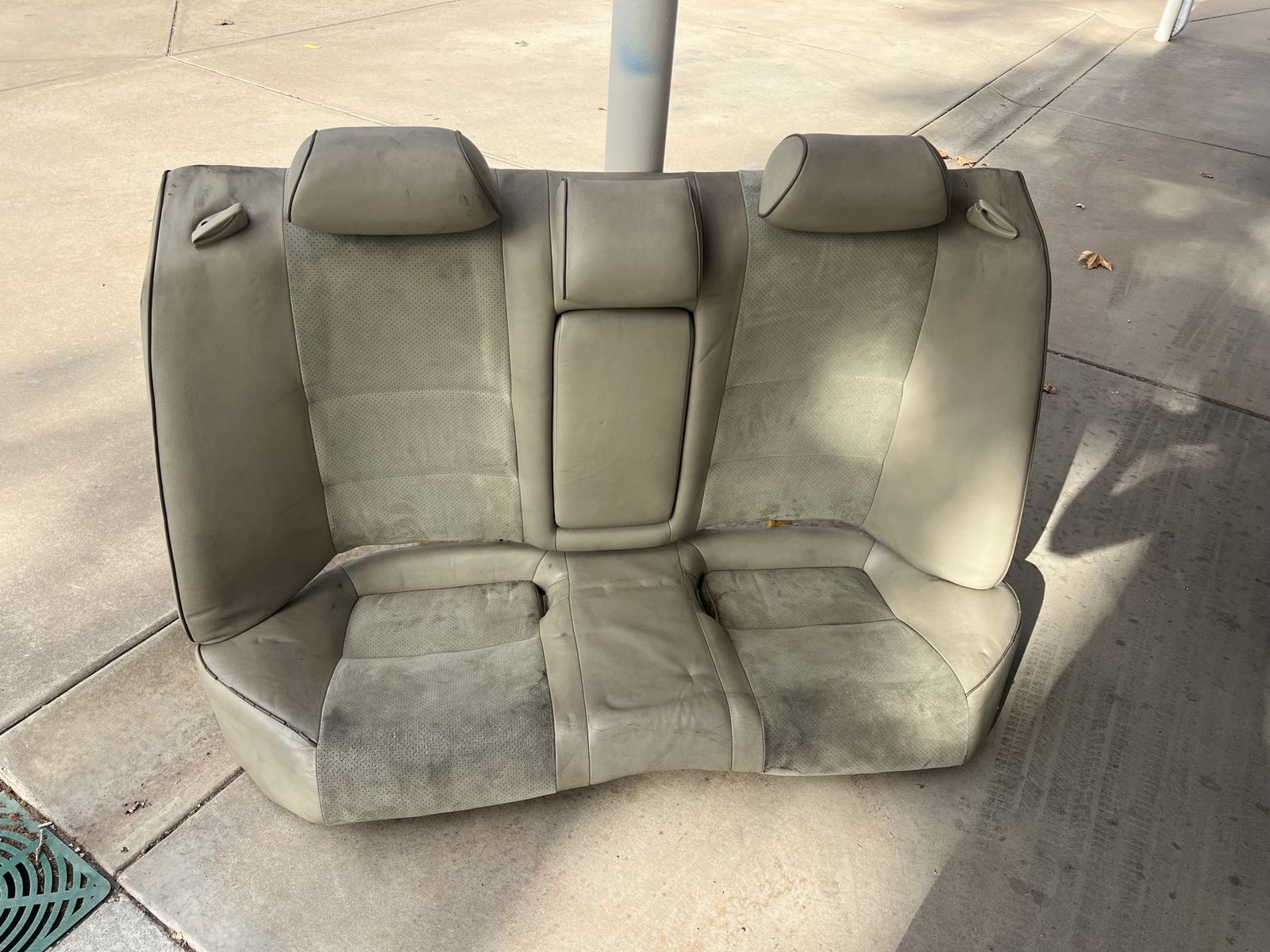 2001 Lexus IS300 Tan Leather and Suede Car Seats - Front and Rear Set (Used)