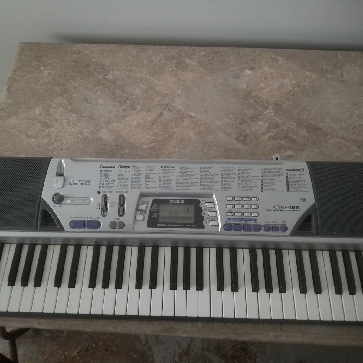 Casio Keyboard midi