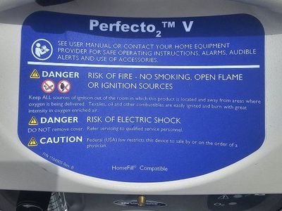 Invacare Perfecto2 V Oxygen Concentrator HomeFill Compatible