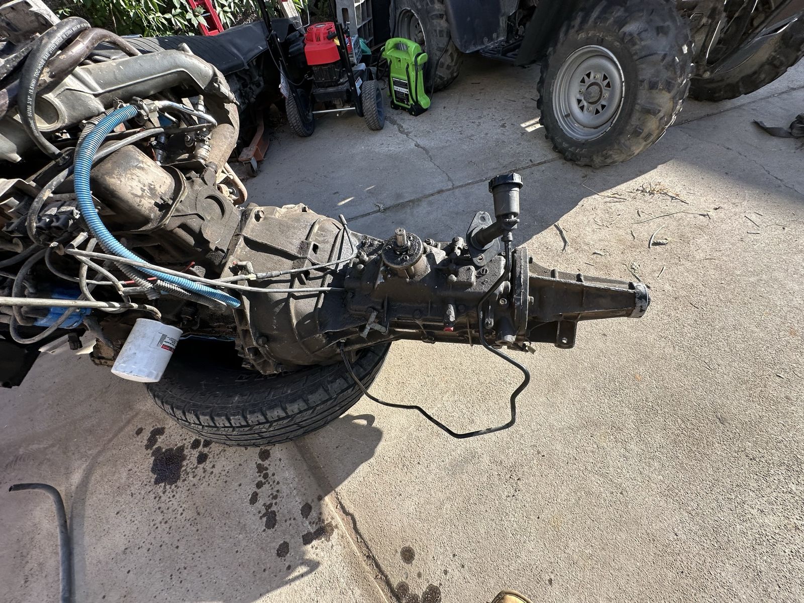 4.9  motor with transmission off of 1996 f150 unknown miles i got it as trade