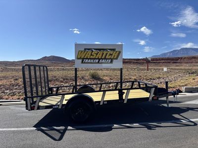 2026 RawMaxx 7 X 12 Jet Black Single Axle with Bra