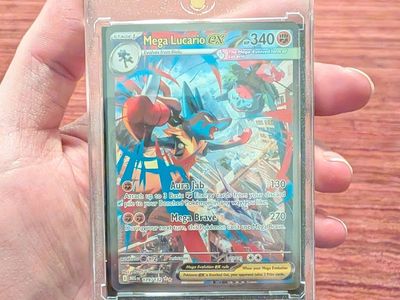 Rare Pokemon Mega Lucario ex card
