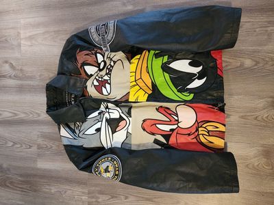 Vintage Warner Bros Leather Jacket Looney Toons