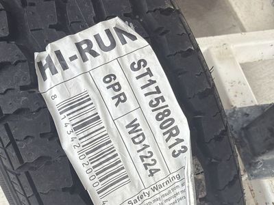 Spare tire for boat trailer
