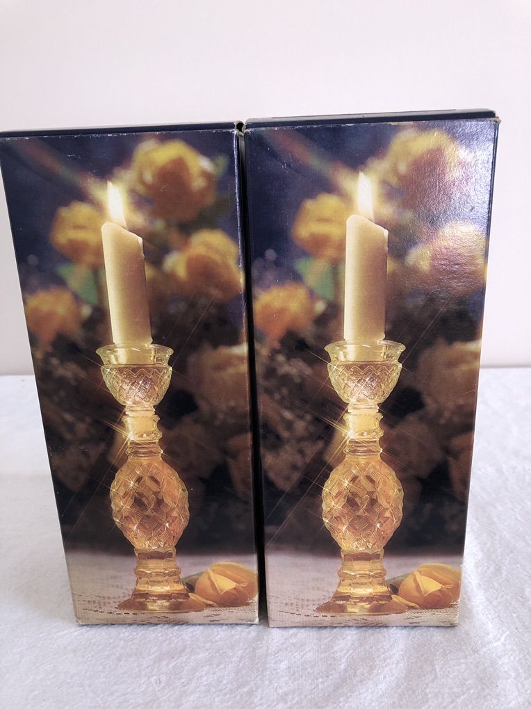 Avon Candle Holders