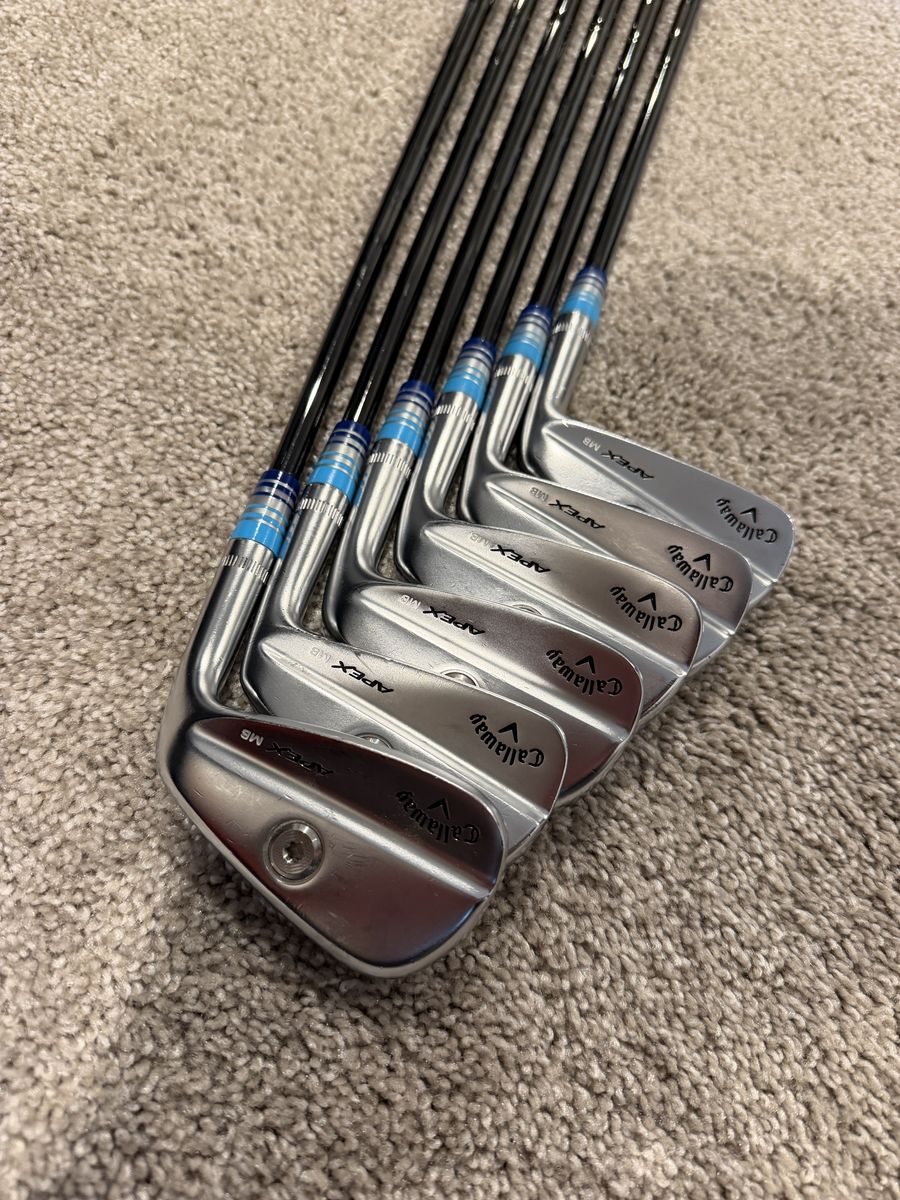 Callaway Apex MB 21' 5-PW Iron Set KBS $-Taper 130X PVD Extra Stiff Excellent