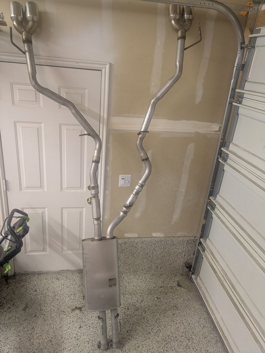 Ford Explorer ST exhaust with muffler delete