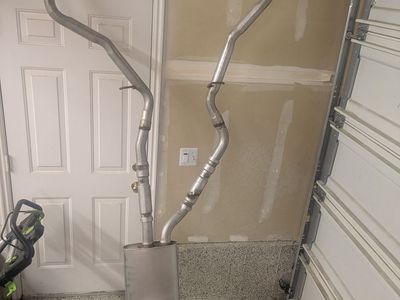 Ford Explorer ST exhaust with muffler delete