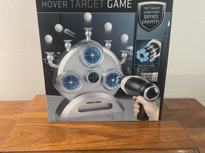 Sharper Image Hover Target Game Air-Powered Blaster with Floating Targets