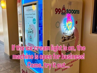 Fully automatic and self-contained soft serve ice cream vending machine business