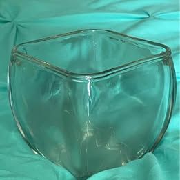 Beautiful clear glass dish