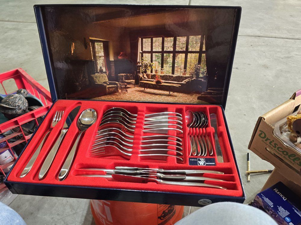 Wirths Besteke Solingen Flatware Set in Original Display Case