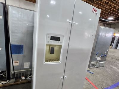 GE White Side-by-Side Refrigerator - Low Price Guaranteed!