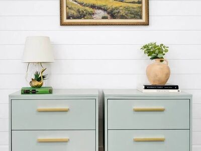 Modern Set of 2 Drawer Nightstands | Modern Nightstands | Nightstands