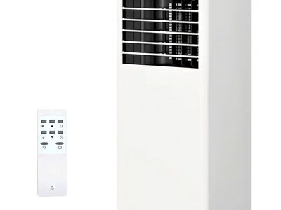 8000 BTU Portable Air Conditioner, Quiet AC Unit for Bedroom w/Remote Control & 24H Timer
