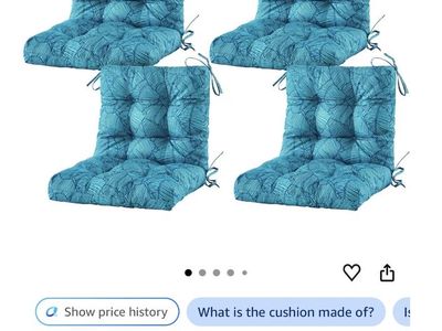Multiple outdoor cushions