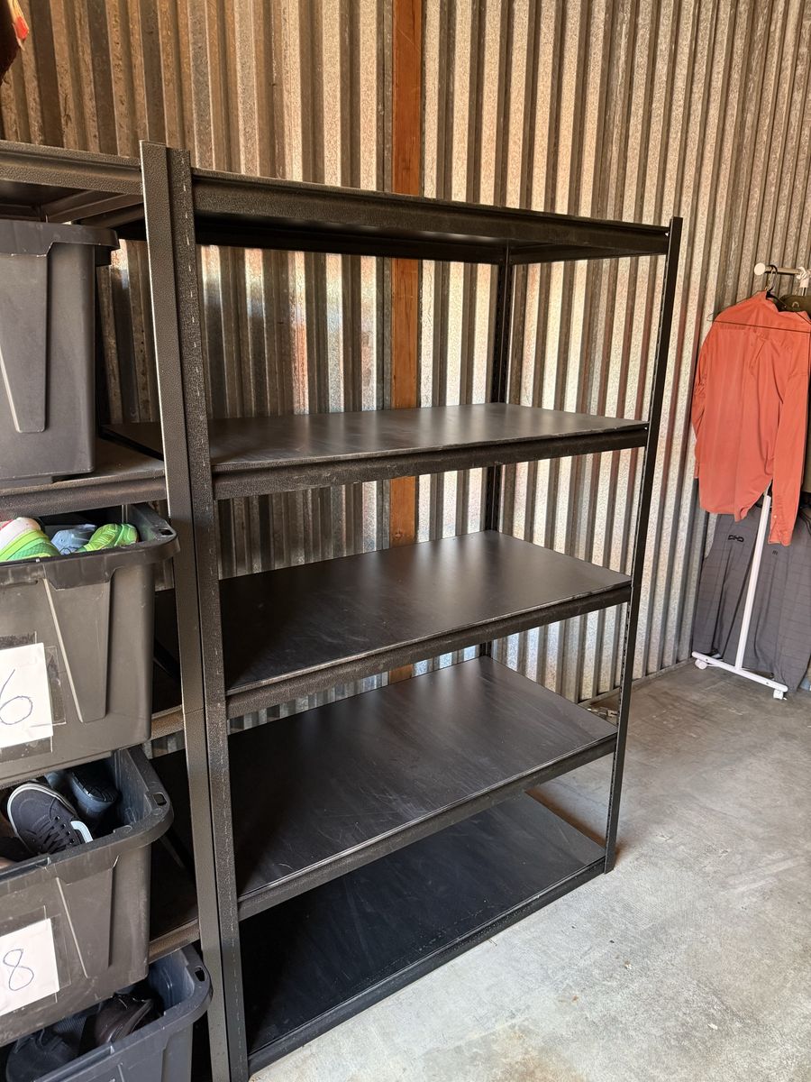 5 Tier Storage Shelf, 48" W x 24" D x 72" H