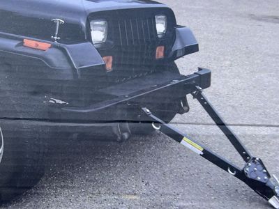 HAULMASTER 5000 lb. Capacity Adjustable Tow Bar - new open box - Arms Extend 24-43 in. with 2 in. Coupler