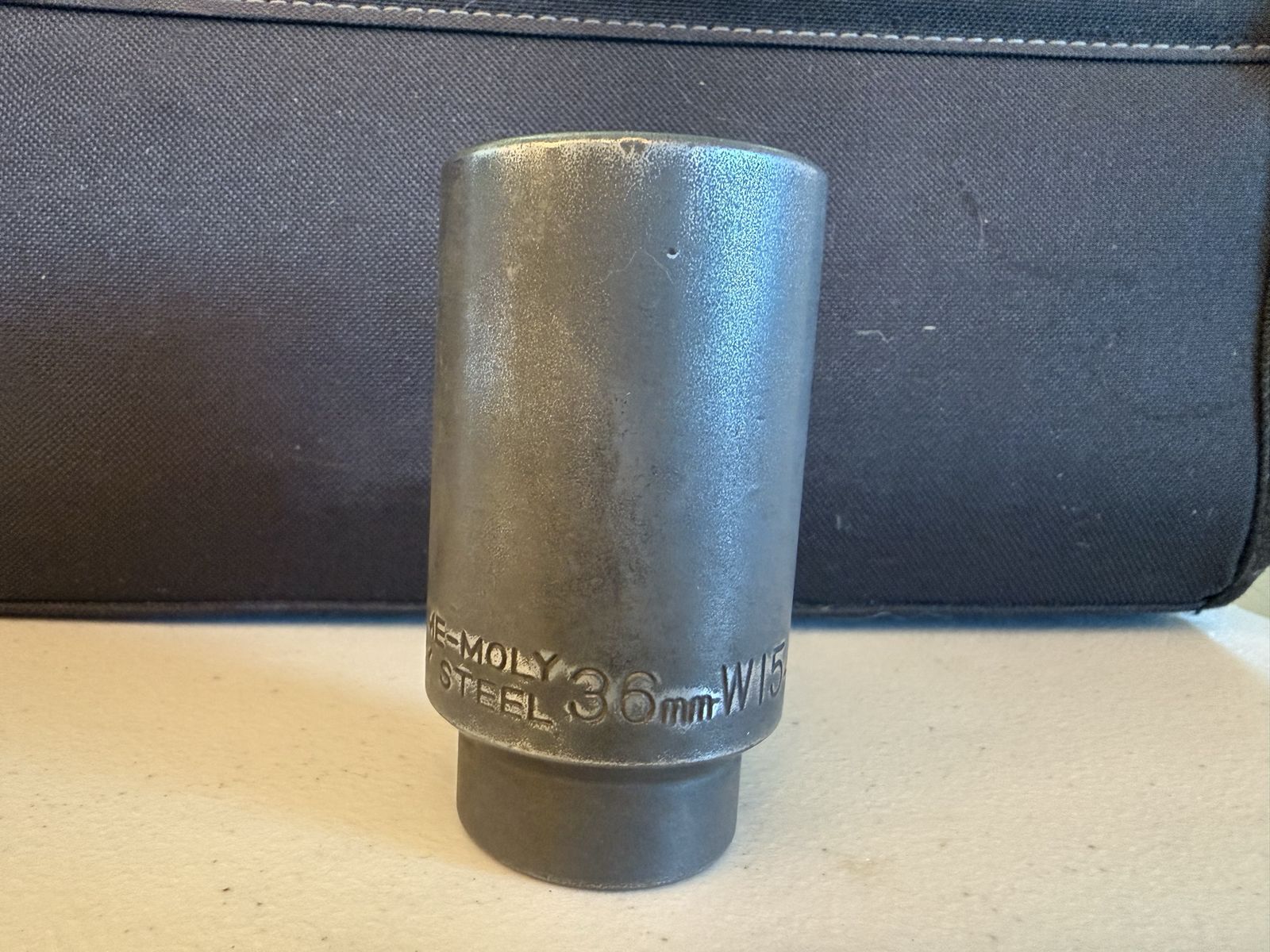 Chrome-Moly Steel 36mm W15 Impact Socket - Durable & High-Performance Tool