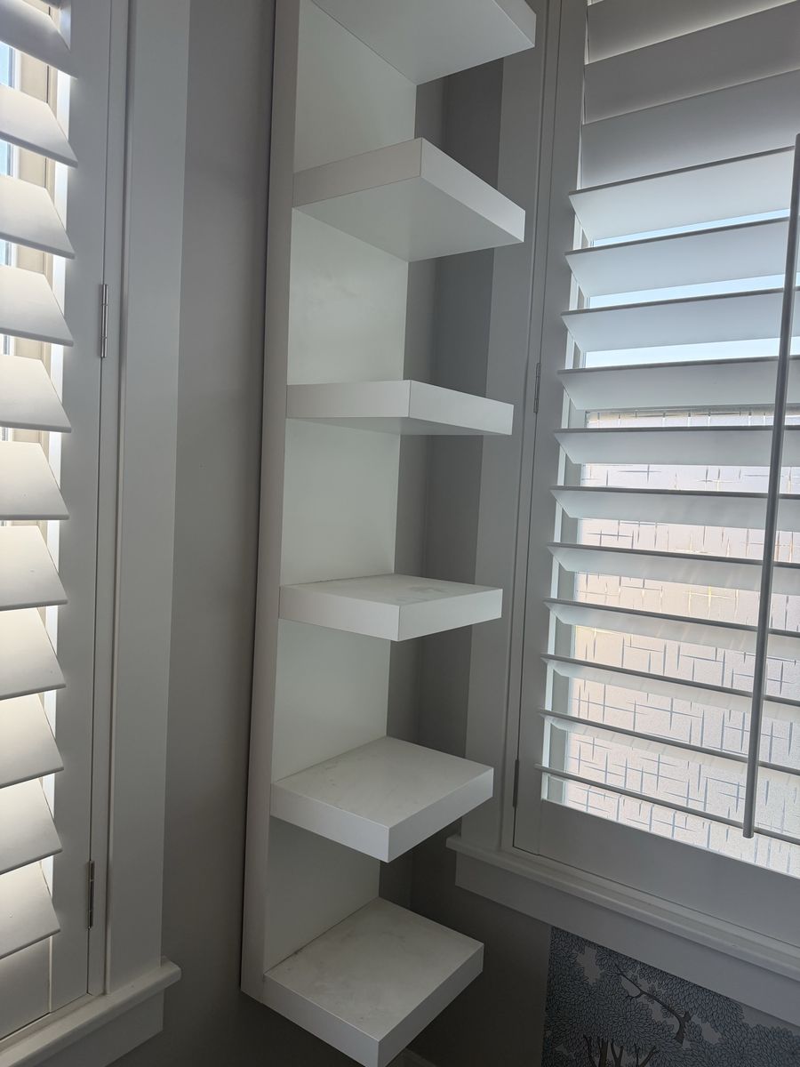 IKEA LACK Wall Shelf Unit White Floating Column Shelving