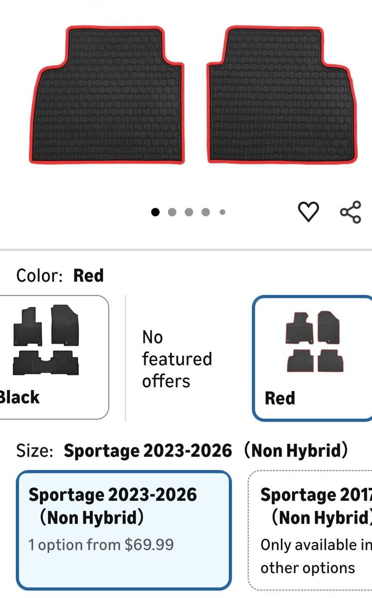 Kia floor mats