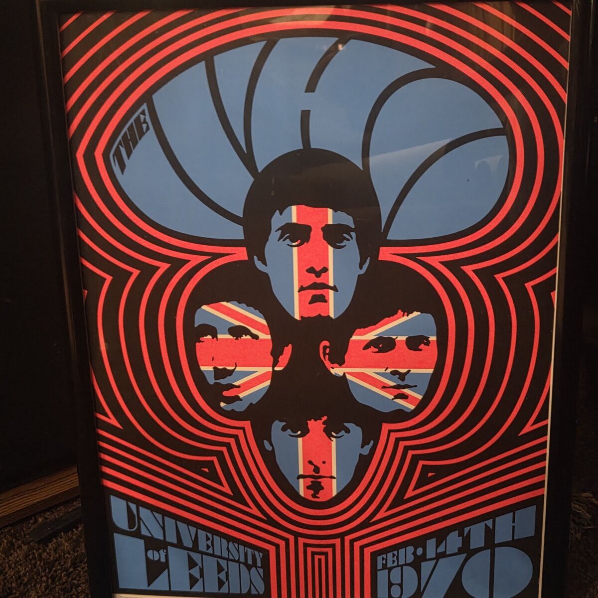 The Who 1970 Leeds #2 Ames Bros Glow in Dark #117