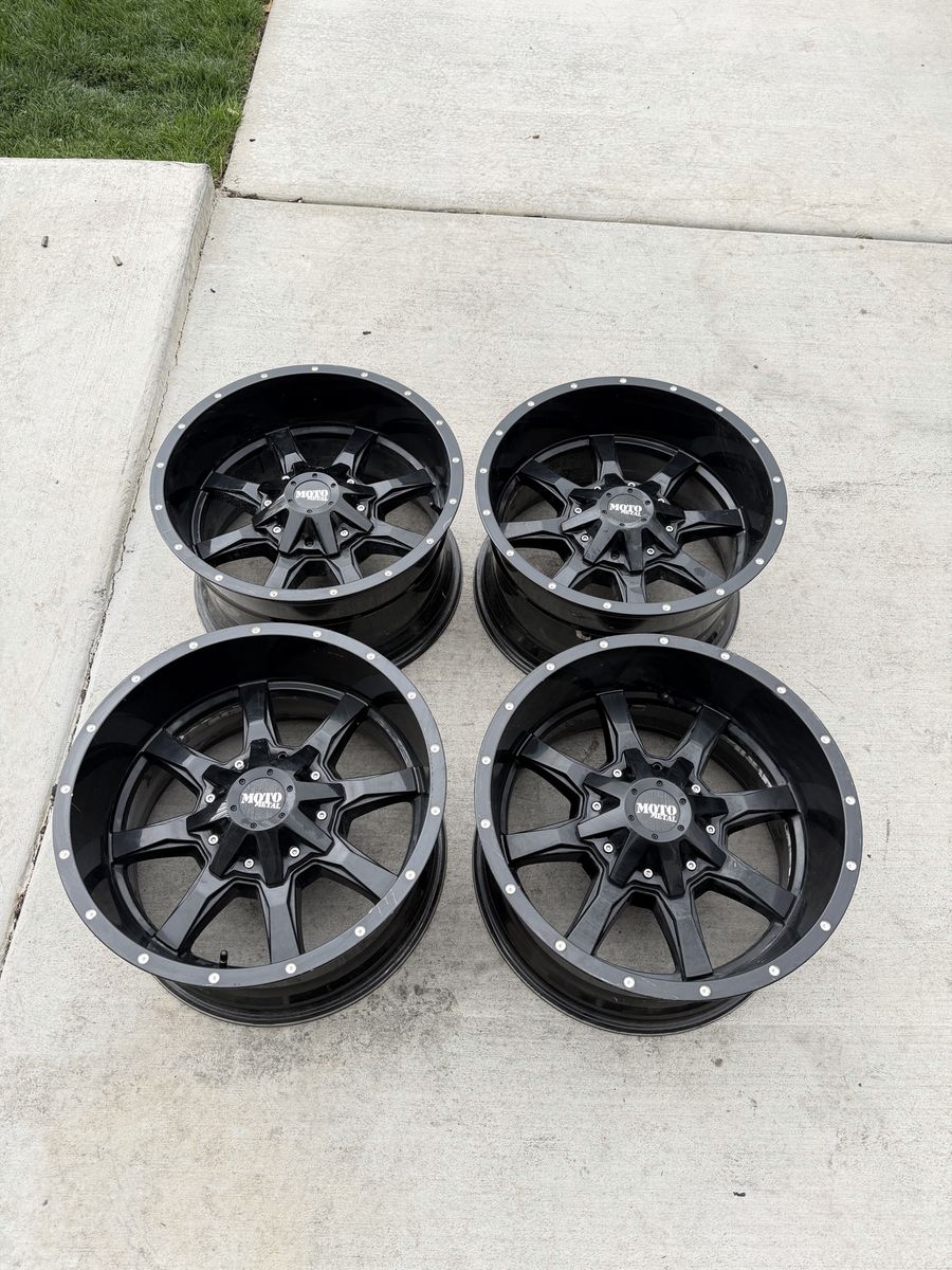 Ford F150 Toyota Chevy GMC Moto Metal Rims 18-10"