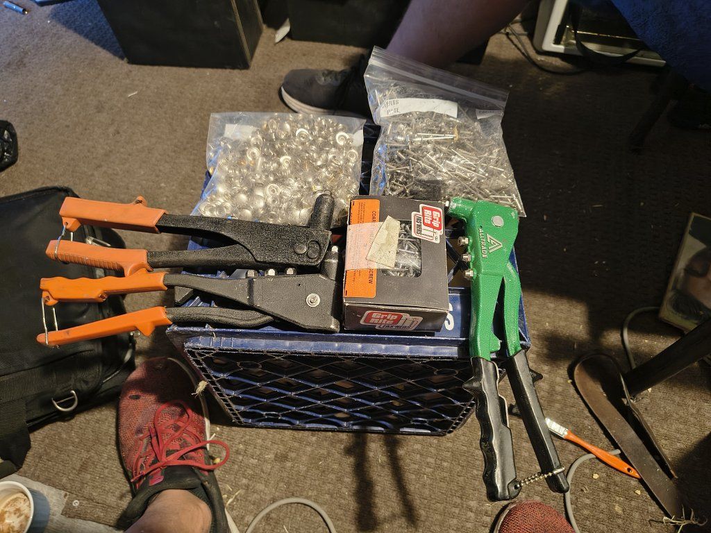pop rivet hand tool and all the accessories 50 dollars