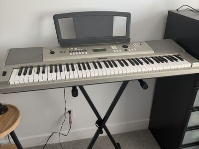 Yamaha YPG-235 Keyboard with Stand and Power Cord