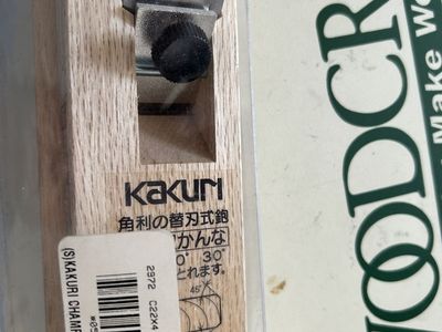 Kakuri Japanese 45 60 30 Chamfer plane