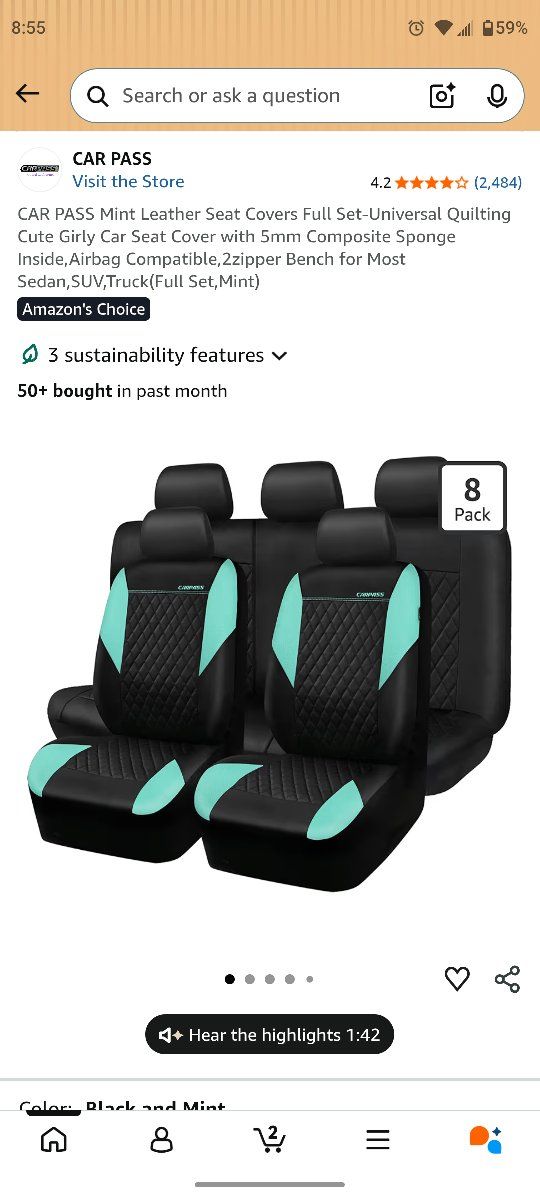 Truck/SUV seat covers
