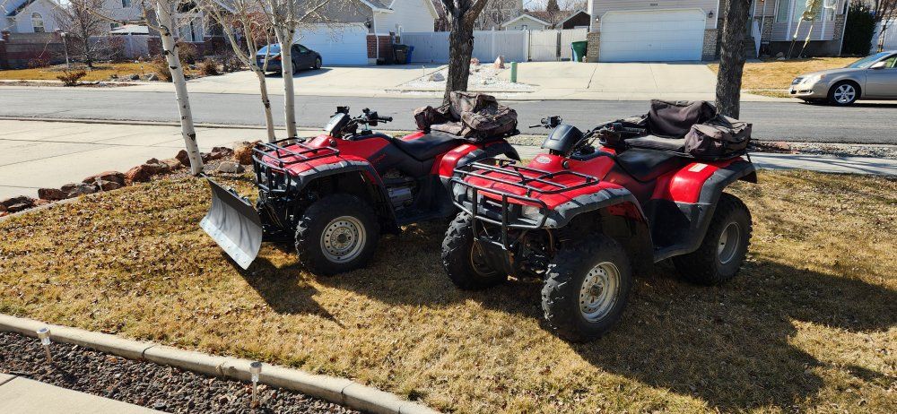 2003 Honda Rancher 350 four wheelers, set of 2.