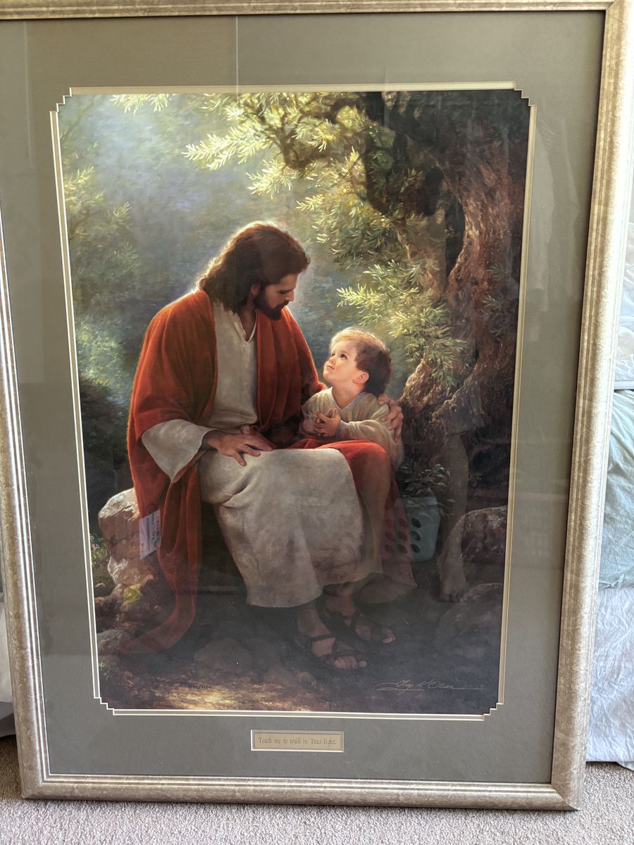 SIGNED GREG OLSEN PAINTING: IN HIS LIGHT (#1586/2000)