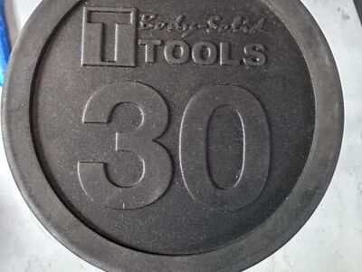 30 lb. Fixed Weight Straight Barbell