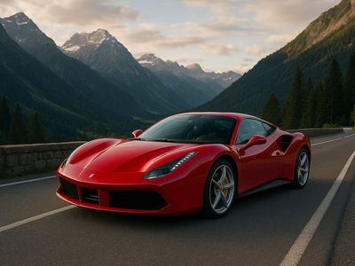 Red Ferrari 488 GTB Supercar - Excellent Condition, Low Mileage, Iconic Design