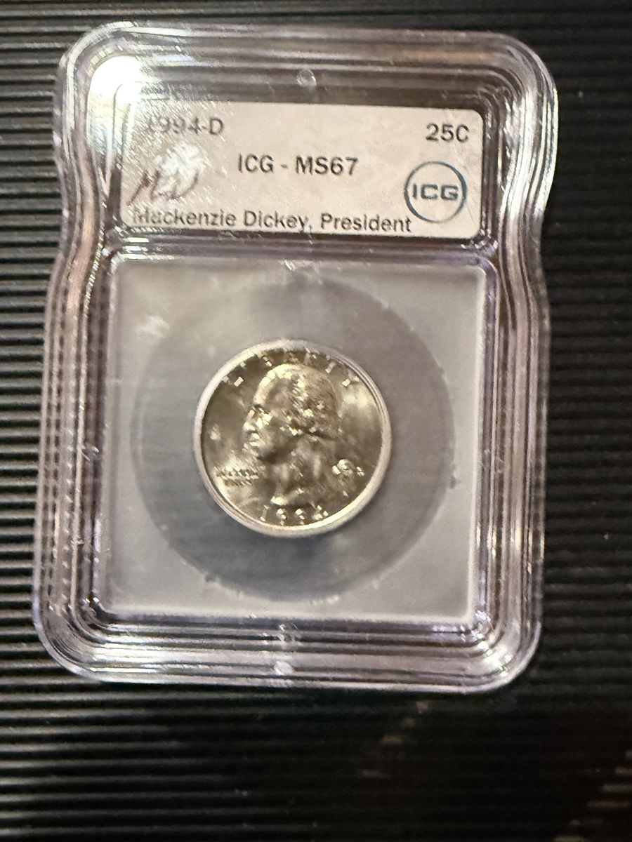 1994 D ICG MS67 25c