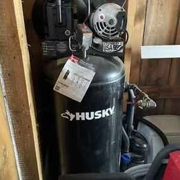Husky 60-Gallon Vertical Air Compressor - 3.7 HP, 230V